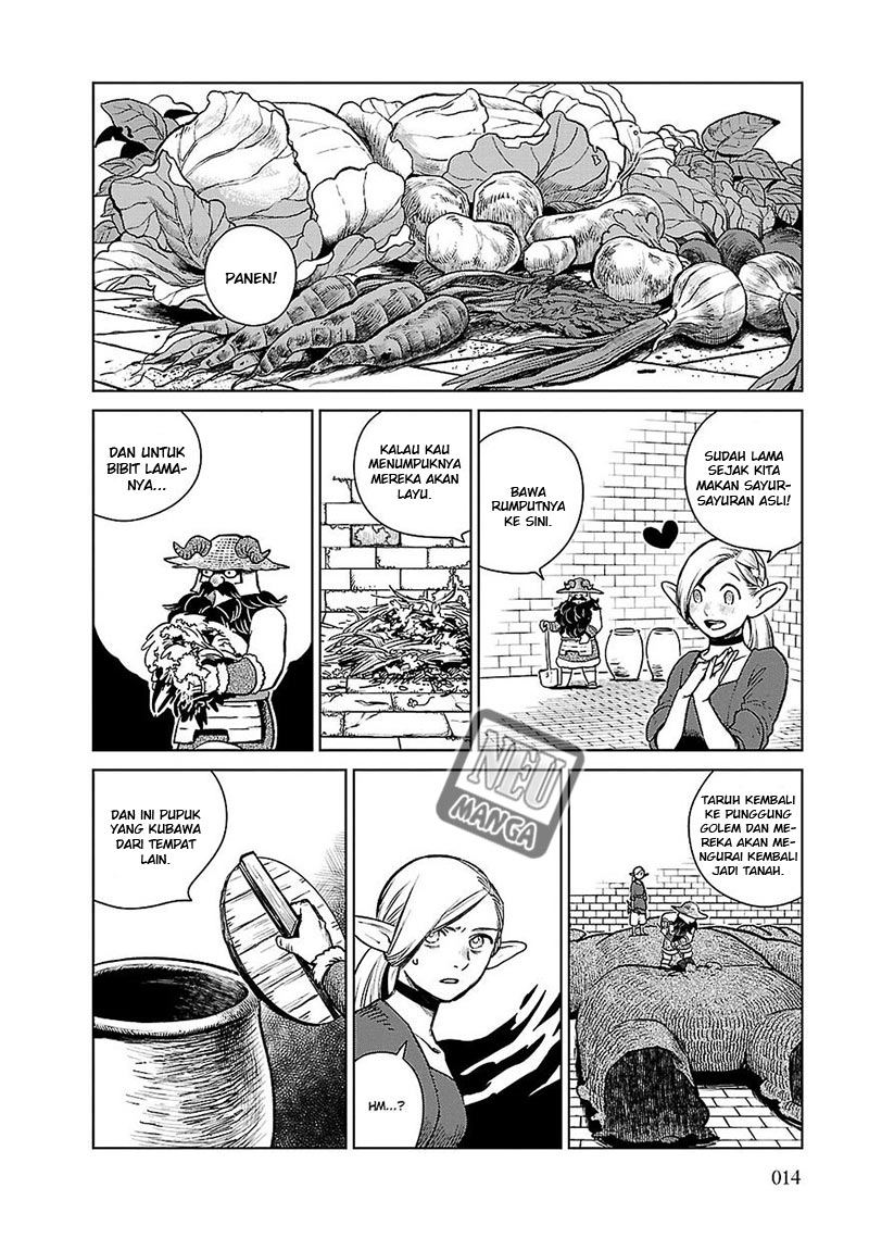 Halaman 16 dari Dungeon Meshi Chapter 8