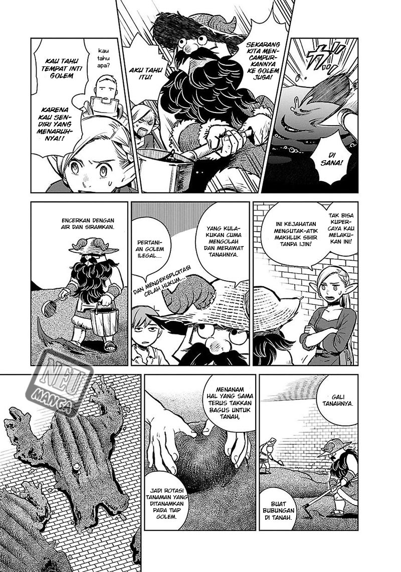 Halaman 17 dari Dungeon Meshi Chapter 8