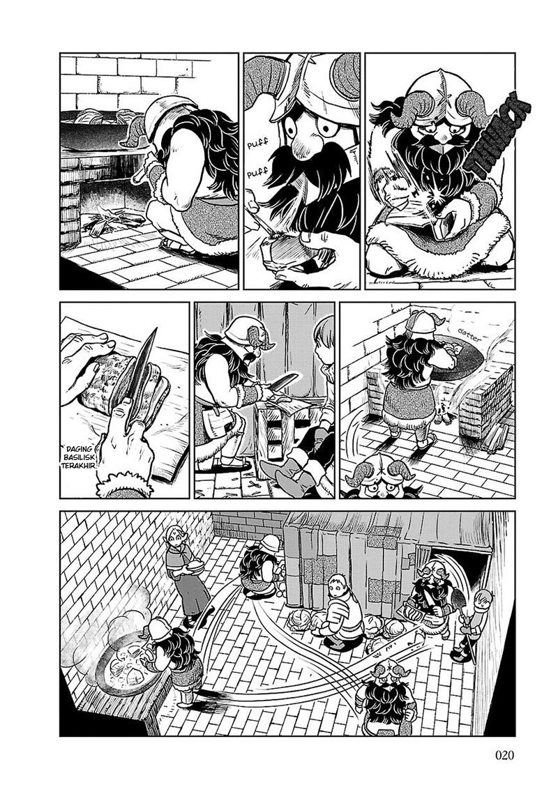Halaman 22 dari Dungeon Meshi Chapter 8