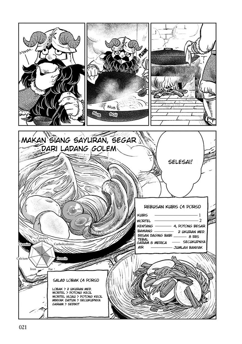 Halaman 23 dari Dungeon Meshi Chapter 8