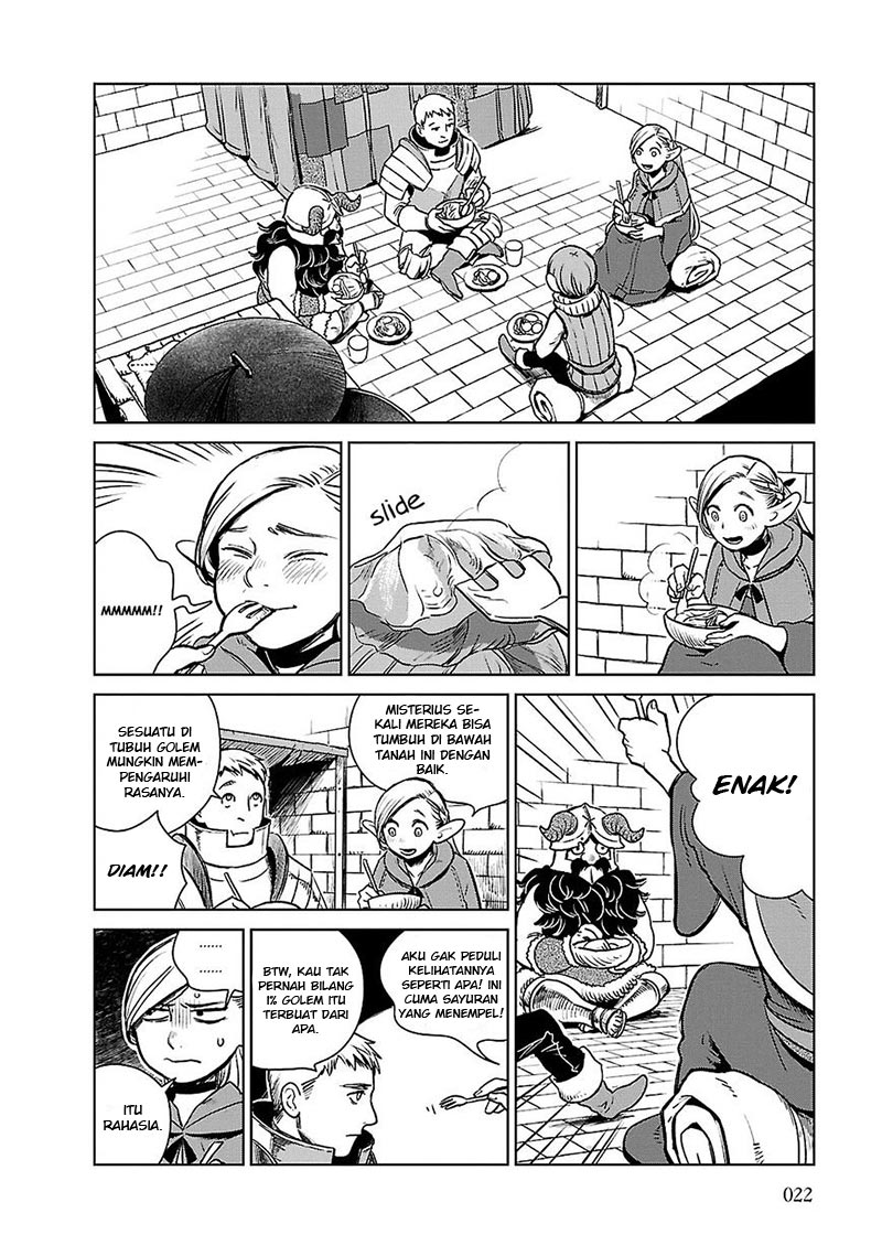 Halaman 24 dari Dungeon Meshi Chapter 8