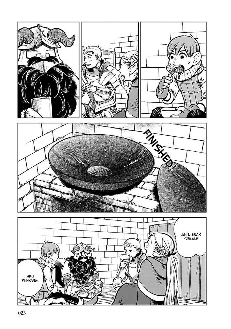Halaman 25 dari Dungeon Meshi Chapter 8