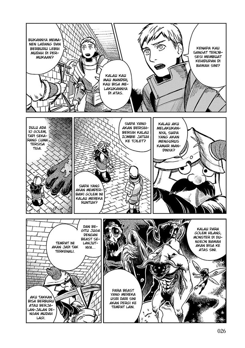 Halaman 28 dari Dungeon Meshi Chapter 8