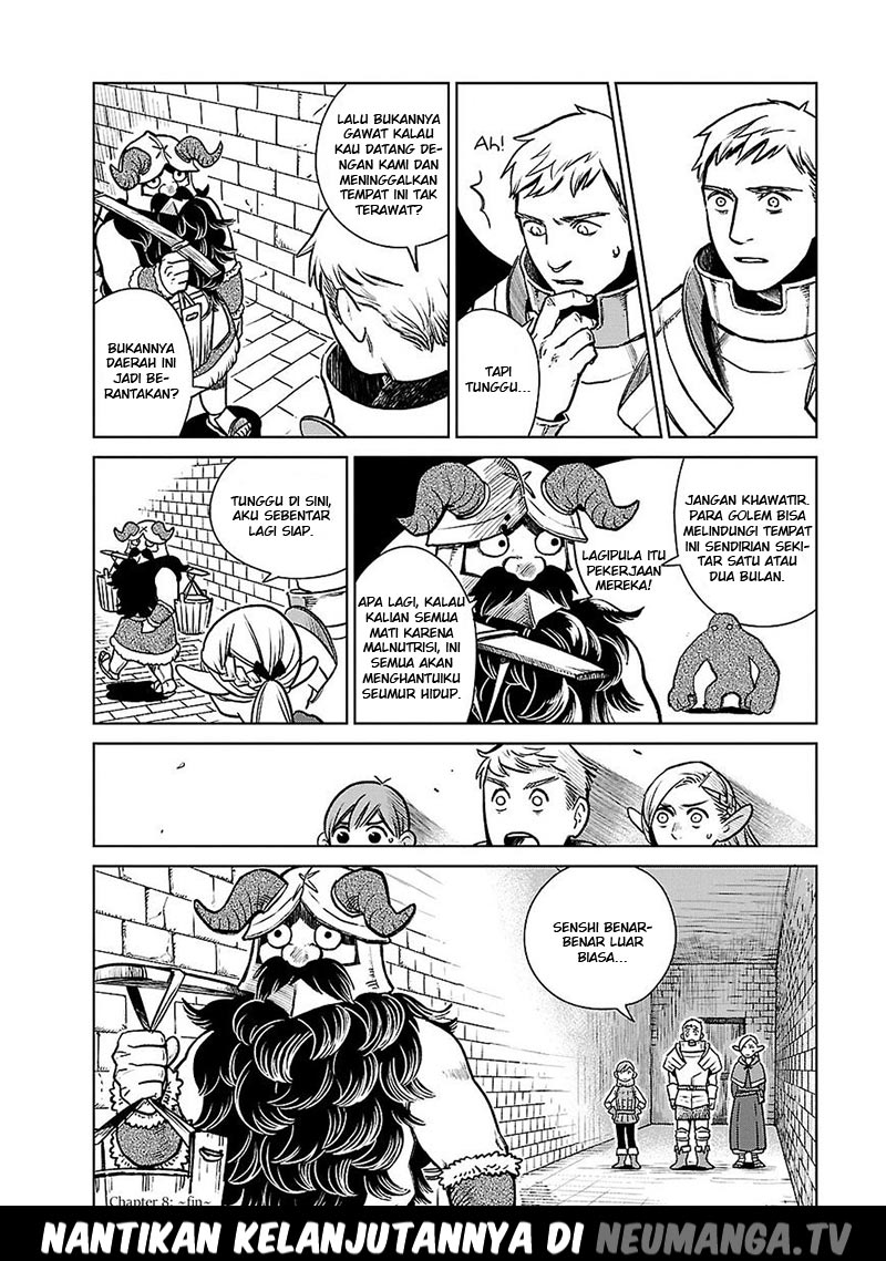Halaman 30 dari Dungeon Meshi Chapter 8