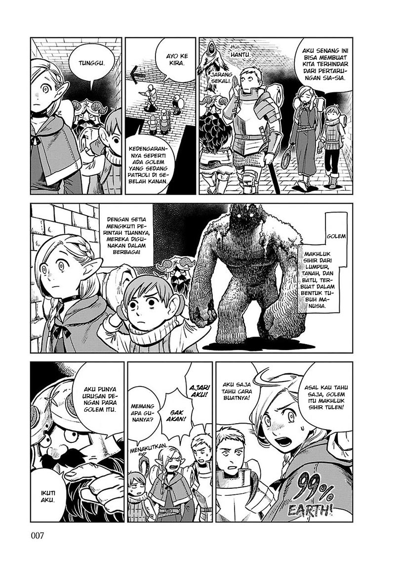 Halaman 9 dari Dungeon Meshi Chapter 8