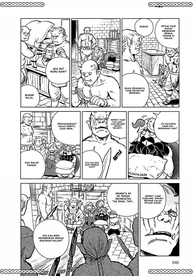 Halaman 12 dari Dungeon Meshi Chapter 9