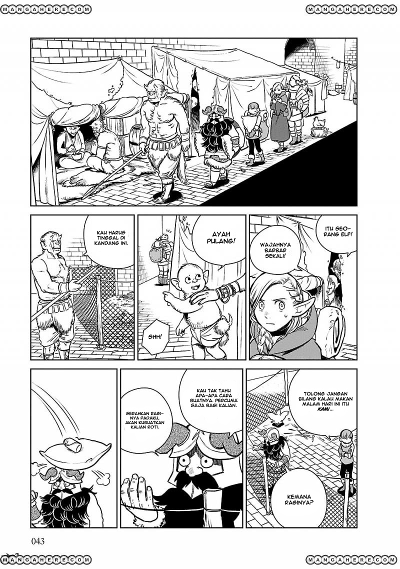 Halaman 15 dari Dungeon Meshi Chapter 9