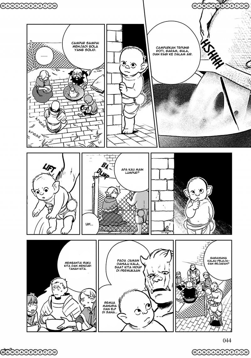 Halaman 16 dari Dungeon Meshi Chapter 9