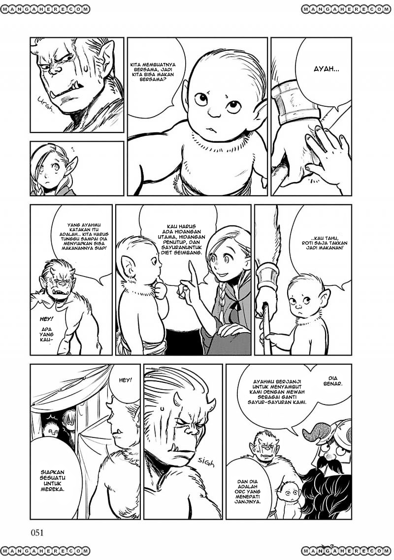 Halaman 23 dari Dungeon Meshi Chapter 9