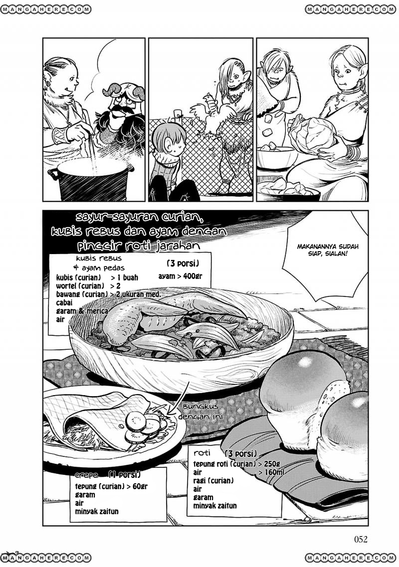 Halaman 24 dari Dungeon Meshi Chapter 9