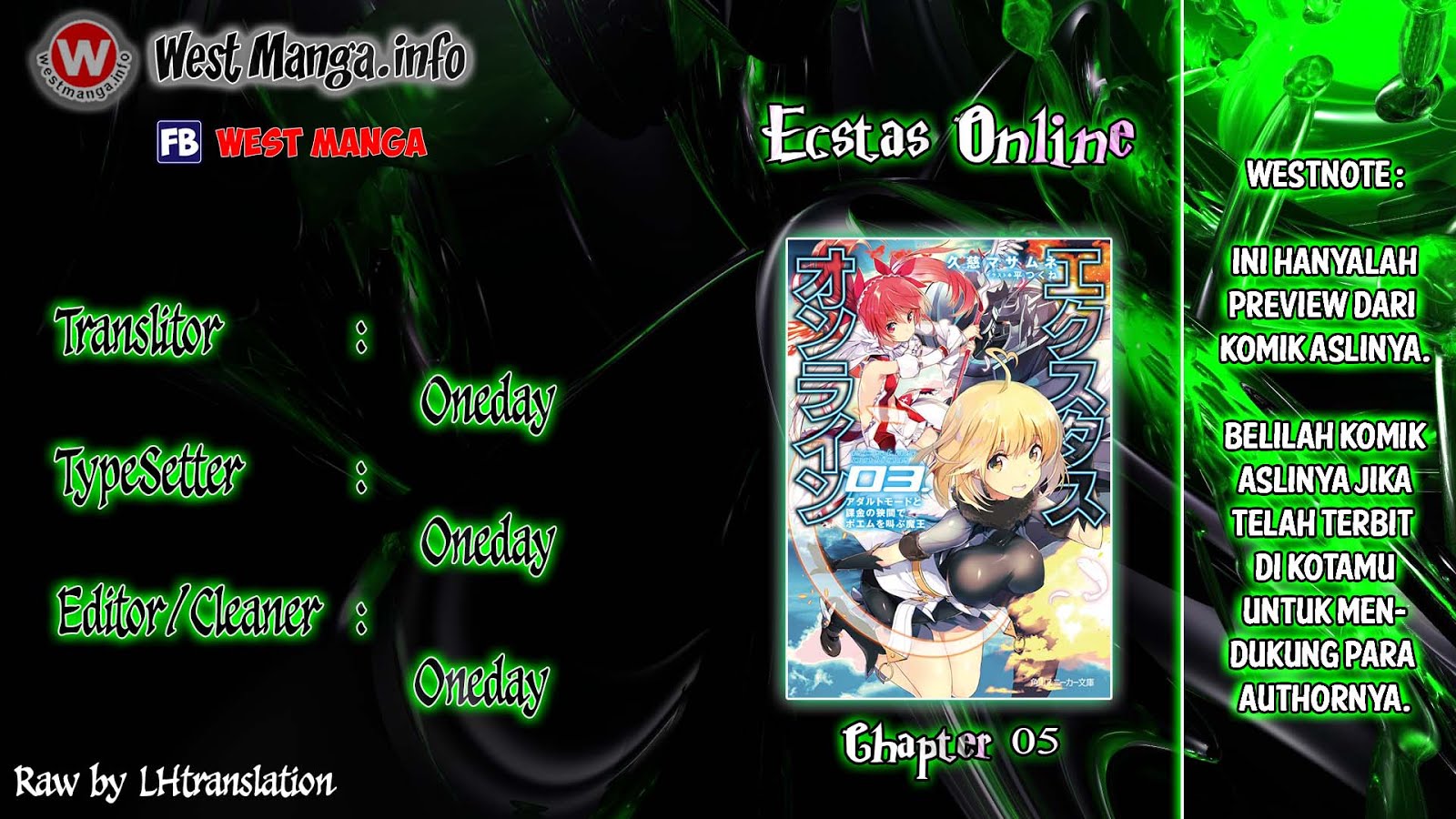 Halaman 1 dari Ecstas Online Chapter 5