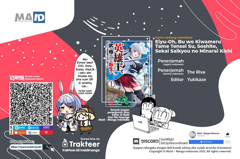 Halaman 1 dari Eiyuu-ou, Bu o Kiwameru Tame Tensei Su: Soshite, Sekai Saikyou no Minarai Kishi Chapter 9