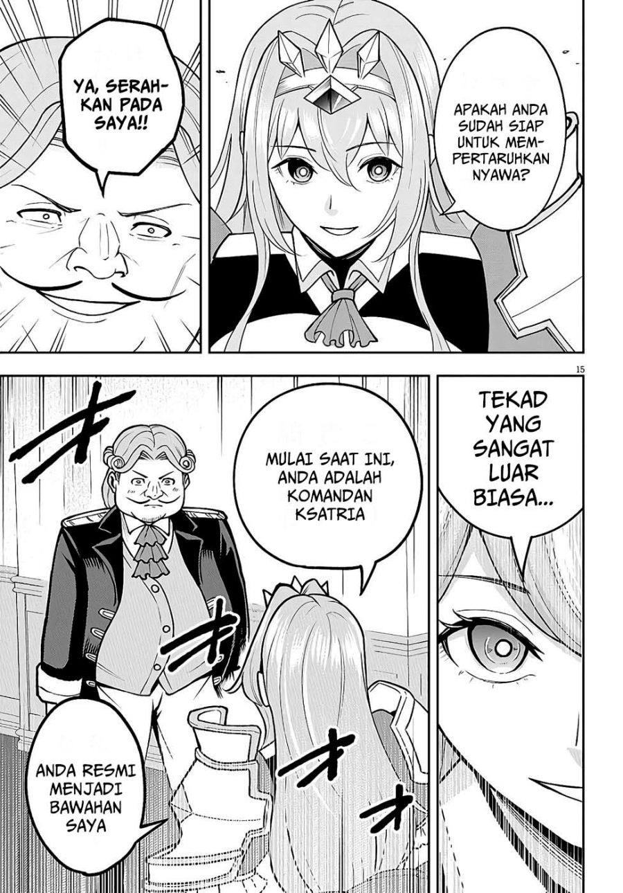 Eiyuu Onna Kishi ni Yuunou to Bareta Ore no Bijin Harem Kishidan: Gaikaku Hikume no Kijutsu Kishidan chapter 7 halaman 15