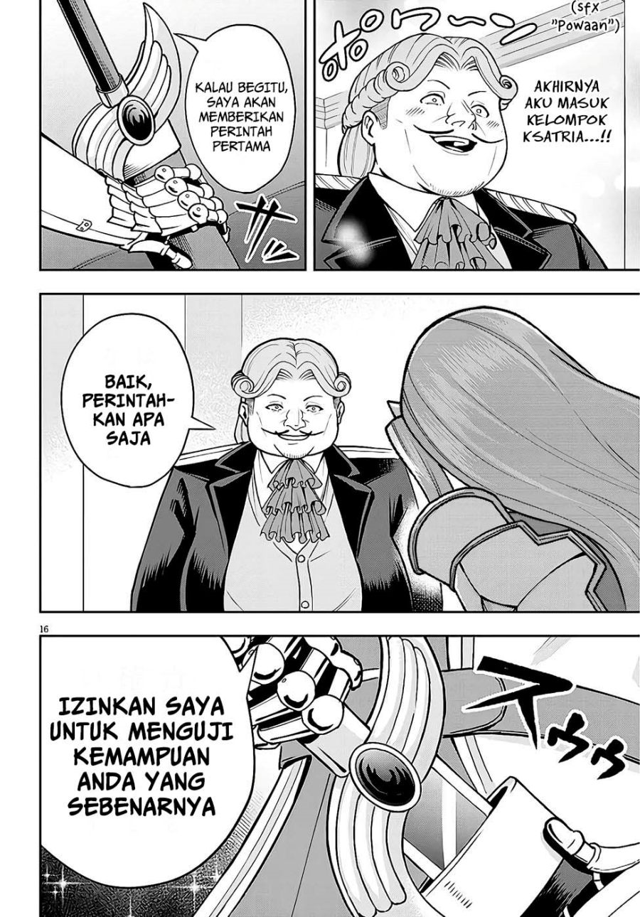 Eiyuu Onna Kishi ni Yuunou to Bareta Ore no Bijin Harem Kishidan: Gaikaku Hikume no Kijutsu Kishidan chapter 7 halaman 16