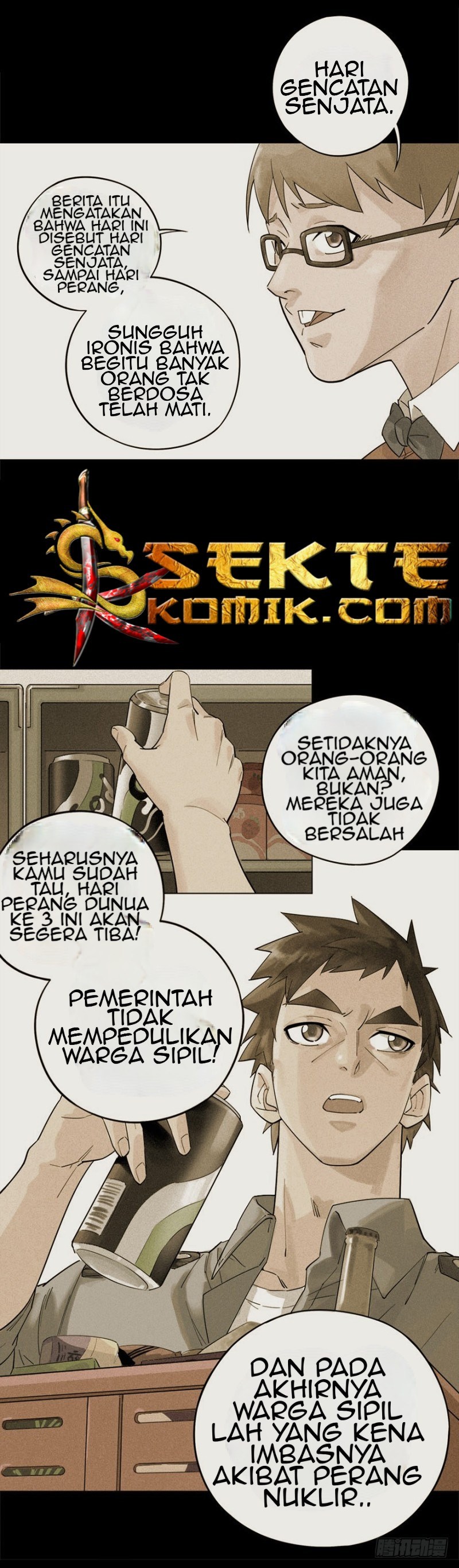 Halaman 4 dari End of The World 2028 Chapter 1