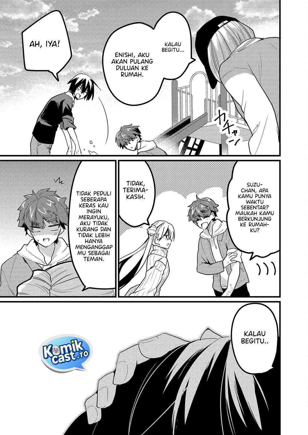Halaman 12 dari Enishi-kun wa Masho (Harem) Taishitsu ni Mezamemashita Chapter 15