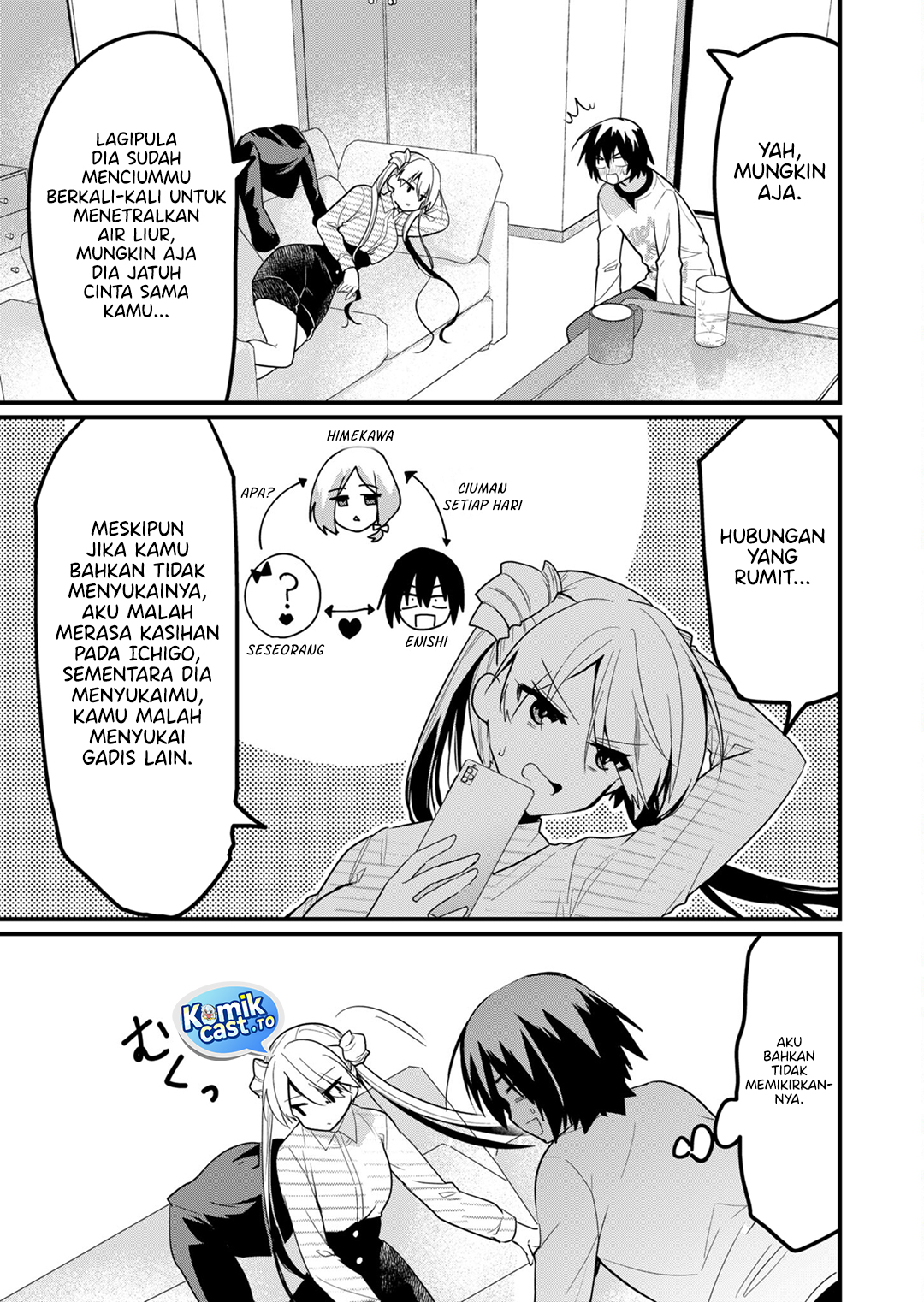 Halaman 6 dari Enishi-kun wa Masho (Harem) Taishitsu ni Mezamemashita Chapter 18