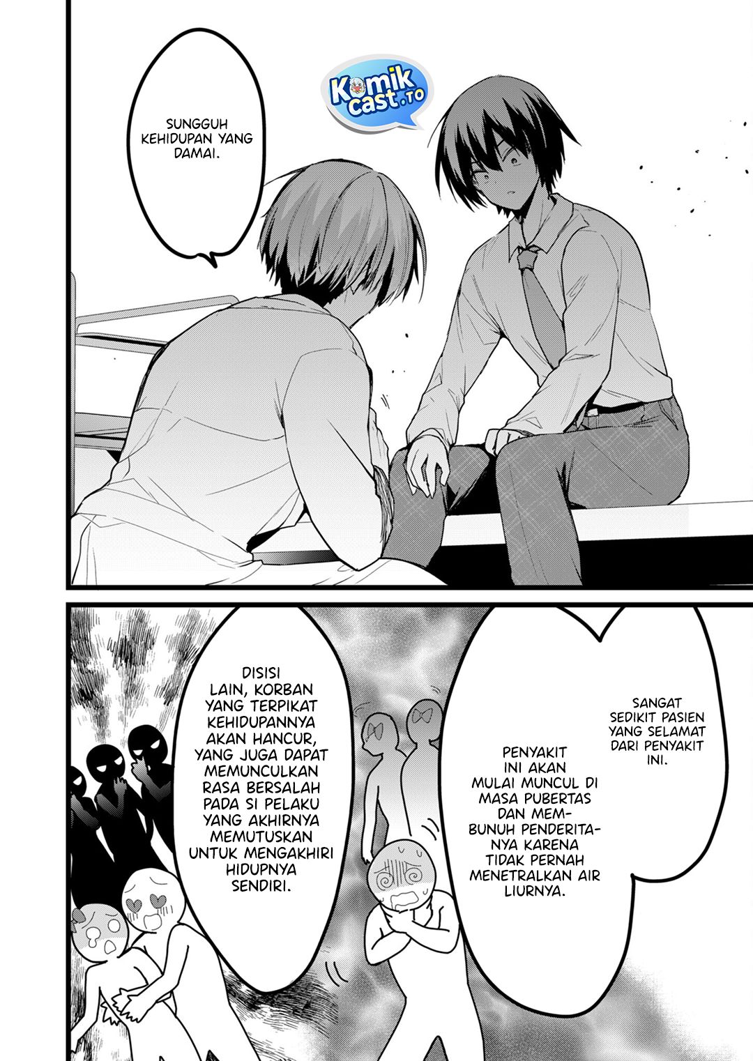 Halaman 11 dari Enishi-kun wa Masho (Harem) Taishitsu ni Mezamemashita Chapter 24