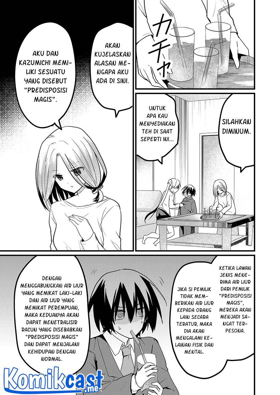 Halaman 12 dari Enishi-kun wa Masho (Harem) Taishitsu ni Mezamemashita Chapter 3