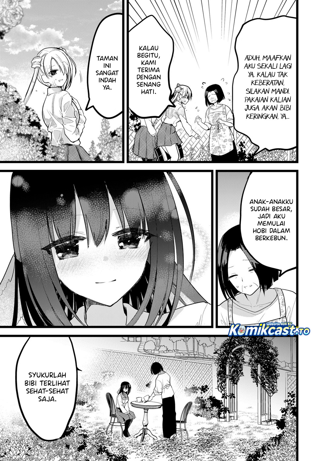 Halaman 6 dari Enishi-kun wa Masho (Harem) Taishitsu ni Mezamemashita Chapter 36