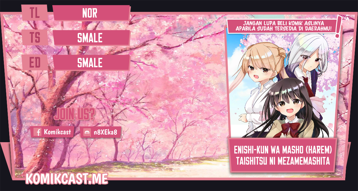 Halaman 1 dari Enishi-kun wa Masho (Harem) Taishitsu ni Mezamemashita Chapter 5