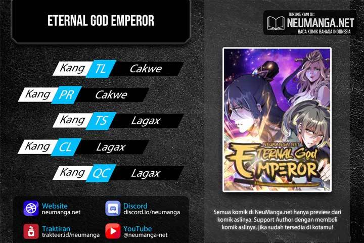 Halaman 1 dari Eternal God Emperor Chapter 28
