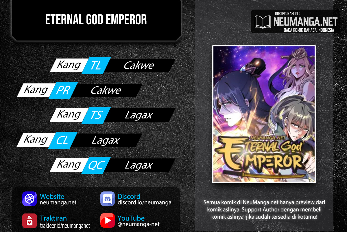 Halaman 1 dari Eternal God Emperor Chapter 34