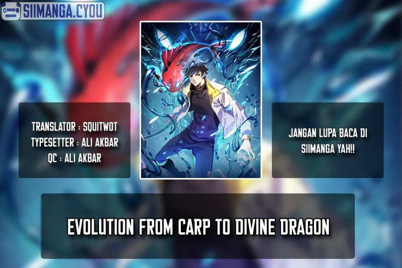 Halaman 1 dari Evolution from Carp to Divine Dragon Chapter 1