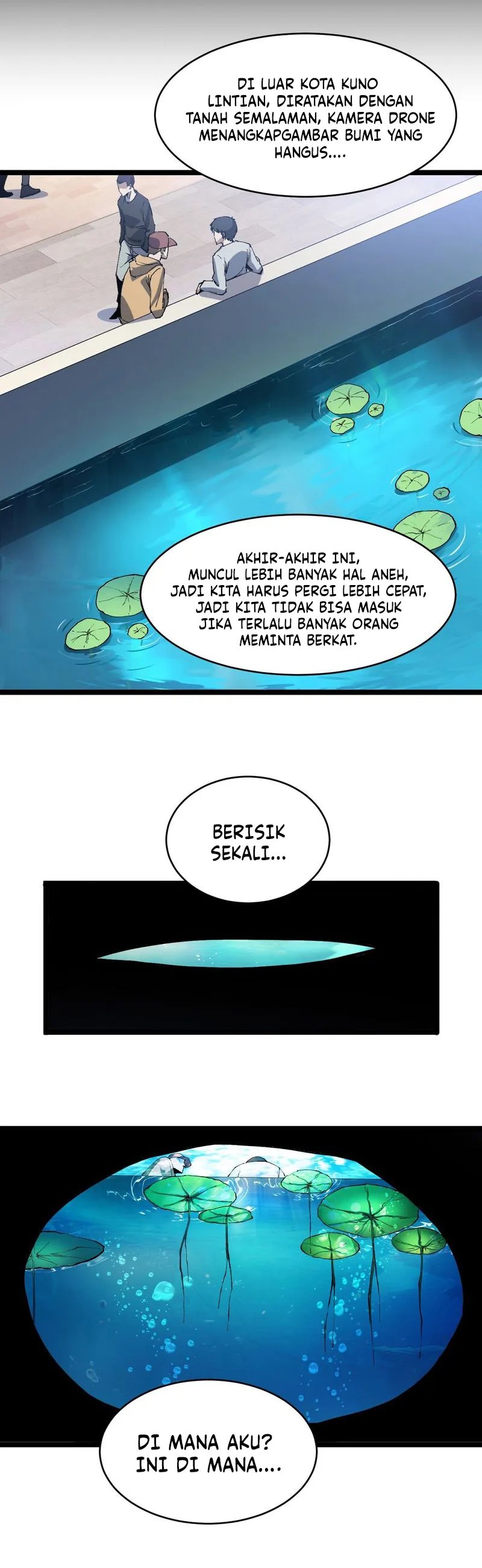 Halaman 19 dari Evolution from Carp to Divine Dragon Chapter 1