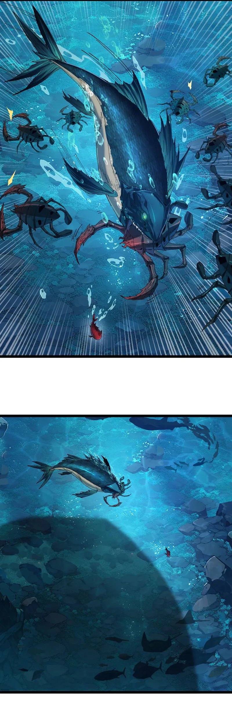 Halaman 27 dari Evolution from Carp to Divine Dragon Chapter 1