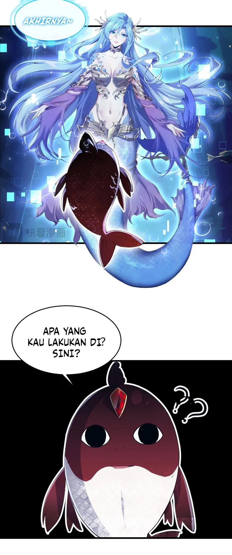 Halaman 33 dari Evolution from Carp to Divine Dragon Chapter 1
