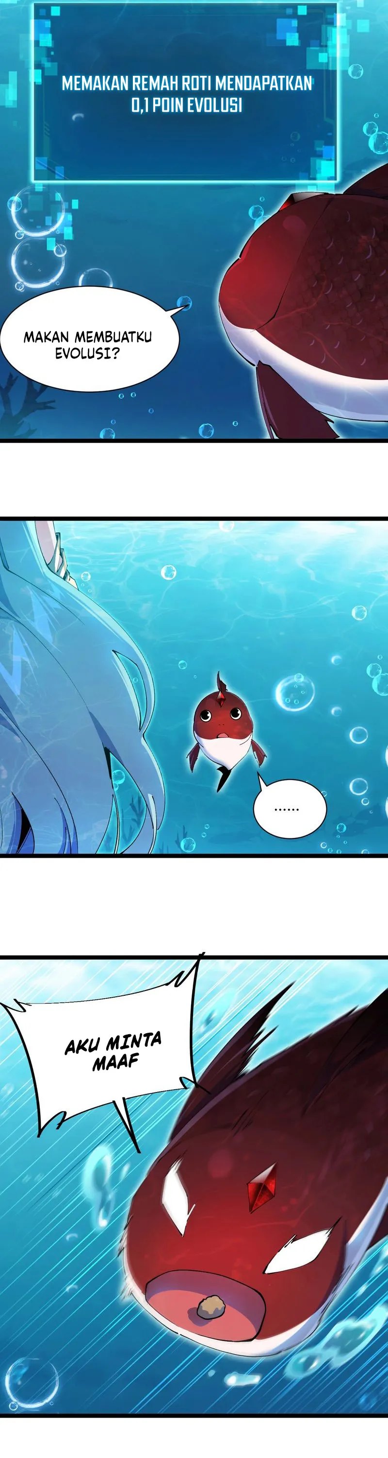 Halaman 40 dari Evolution from Carp to Divine Dragon Chapter 1