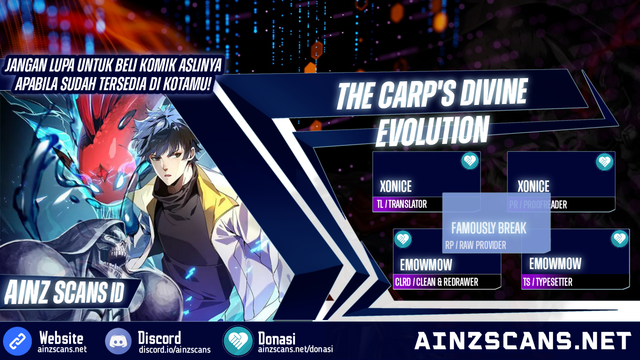 Halaman 1 dari Evolution from Carp to Divine Dragon Chapter 13