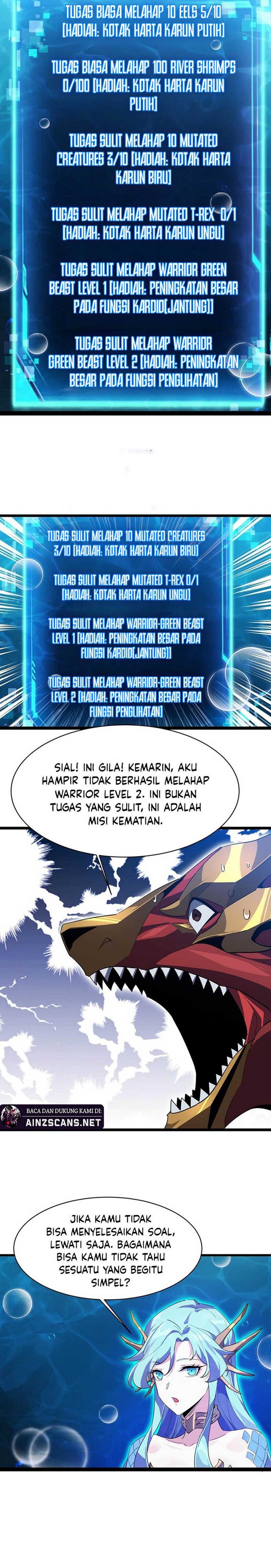 Halaman 16 dari Evolution from Carp to Divine Dragon Chapter 17