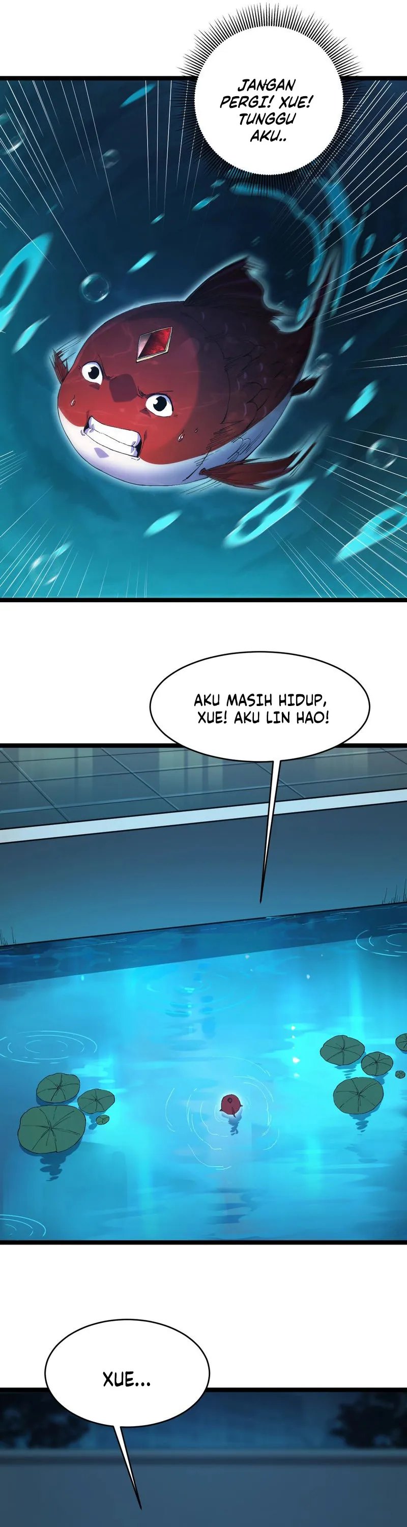 Halaman 12 dari Evolution from Carp to Divine Dragon Chapter 2