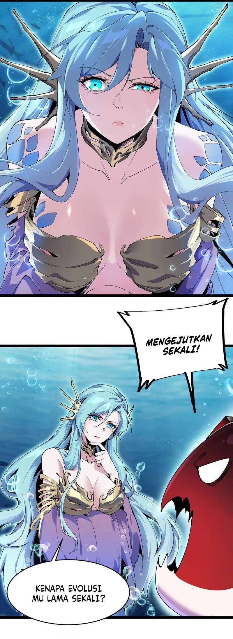 Halaman 23 dari Evolution from Carp to Divine Dragon Chapter 2