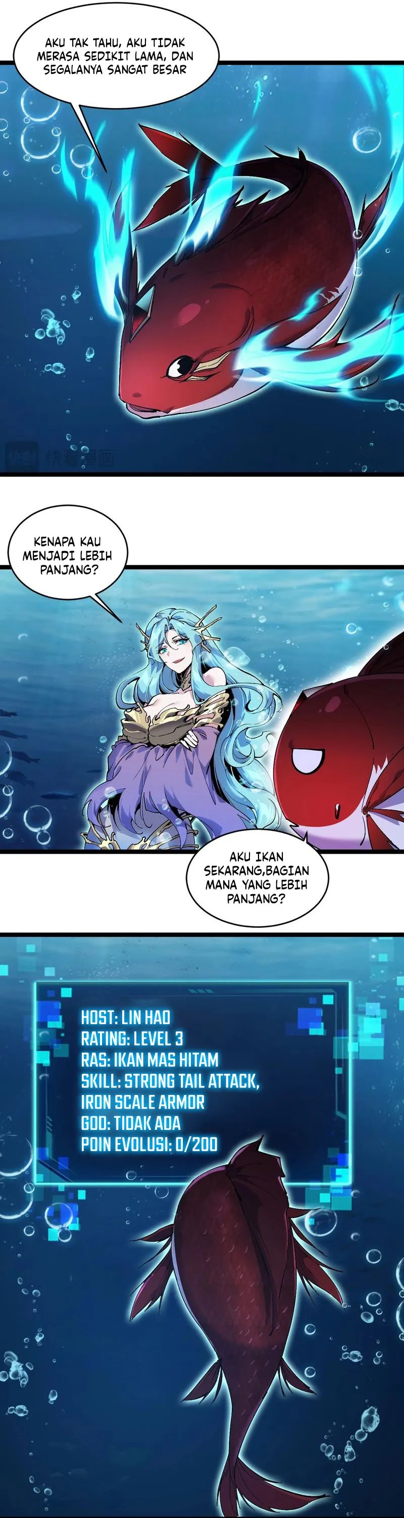 Halaman 24 dari Evolution from Carp to Divine Dragon Chapter 2