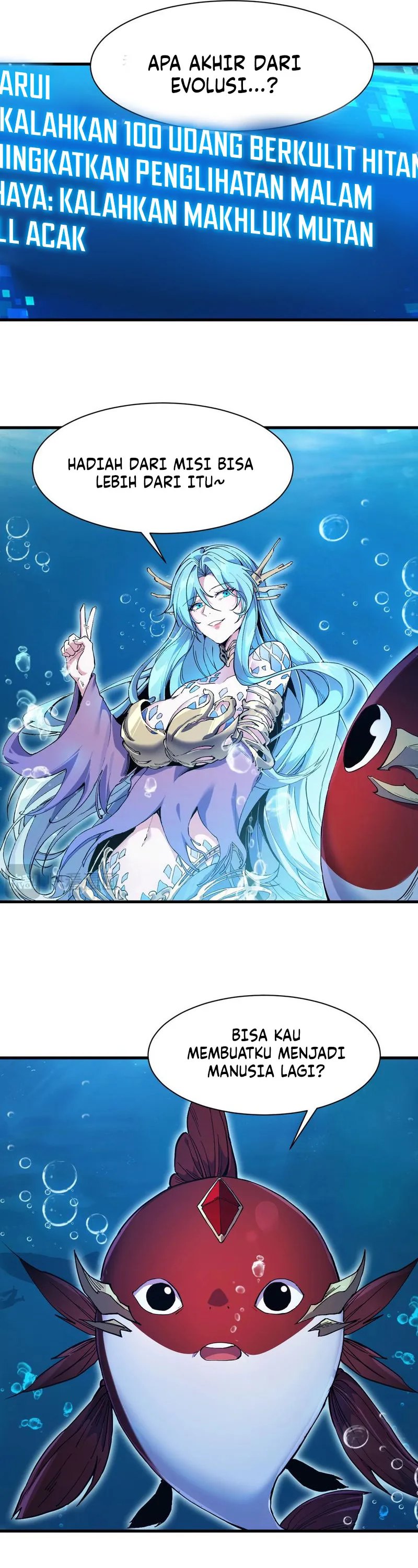 Halaman 33 dari Evolution from Carp to Divine Dragon Chapter 2