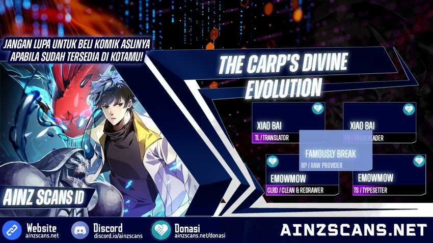 Halaman 1 dari Evolution from Carp to Divine Dragon Chapter 24
