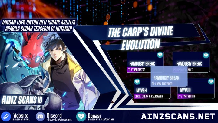 Halaman 1 dari Evolution from Carp to Divine Dragon Chapter 5