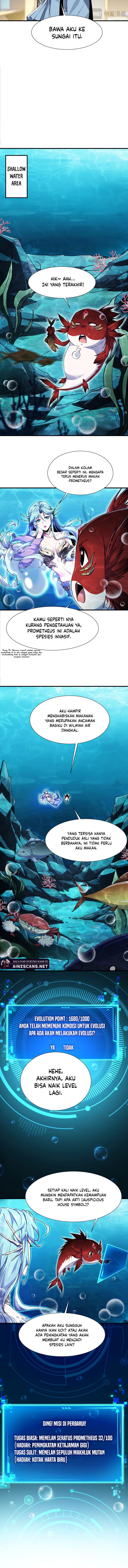 Halaman 9 dari Evolution from Carp to Divine Dragon Chapter 5
