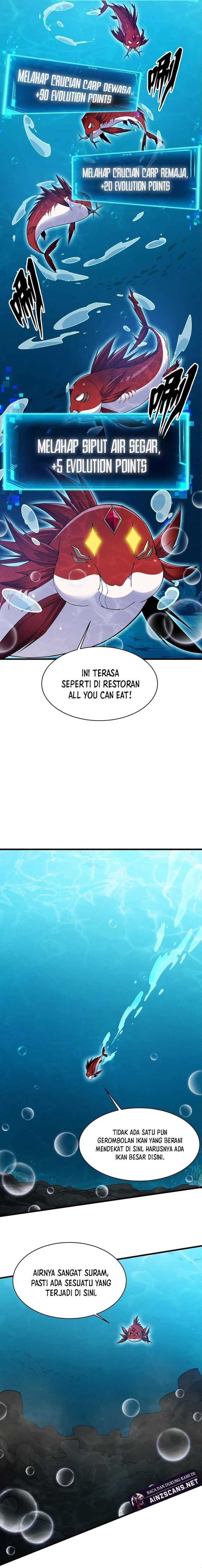 Halaman 10 dari Evolution from Carp to Divine Dragon Chapter 9