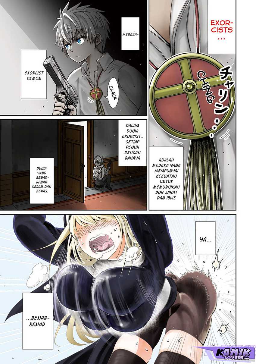 Halaman 2 dari Exorcist wa Midara ni Aragau Chapter 1.1