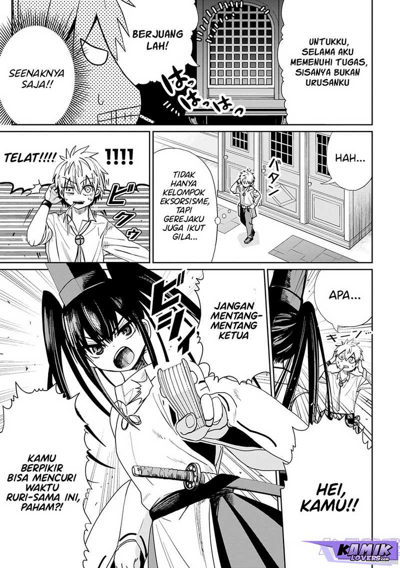 Halaman 10 dari Exorcist wa Midara ni Aragau Chapter 2