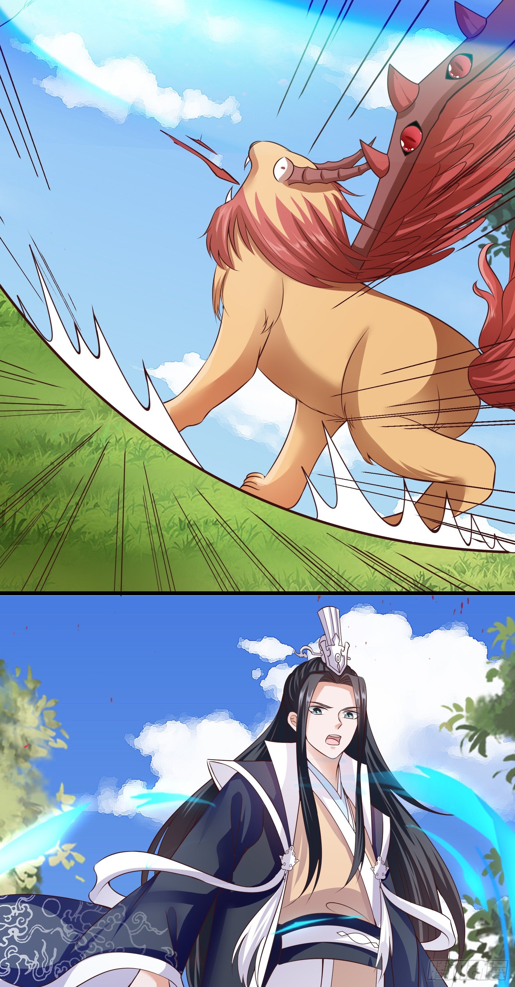 Halaman 25 dari Fairy Demon Dad Chapter 22