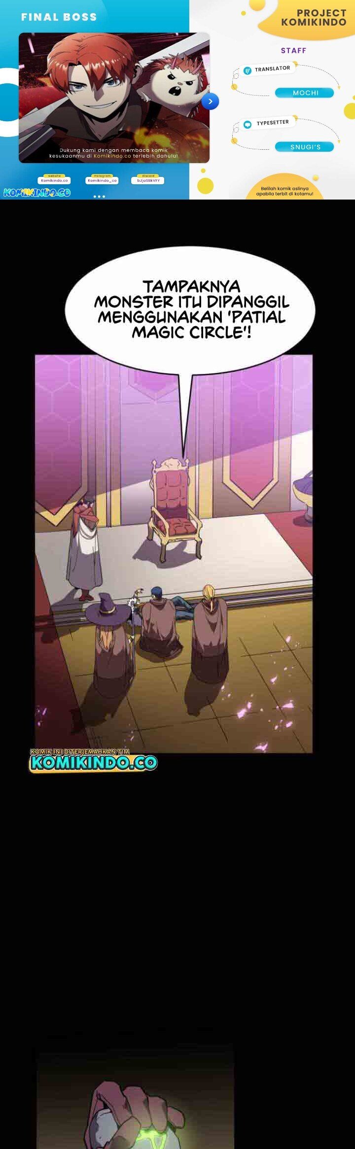 Halaman 1 dari Final Boss Chapter 22