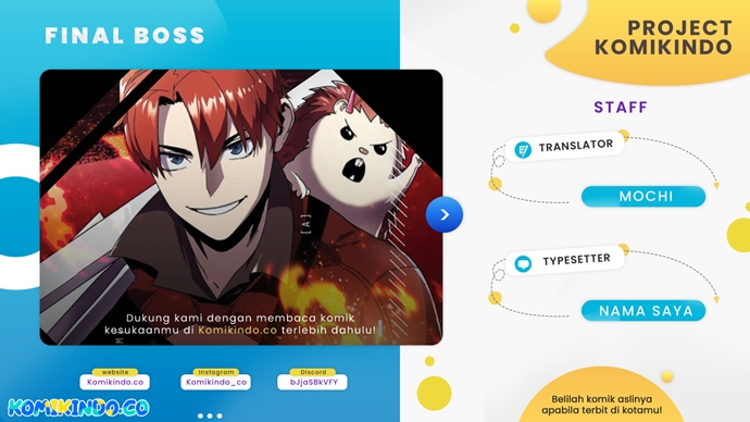 Halaman 1 dari Final Boss Chapter 7
