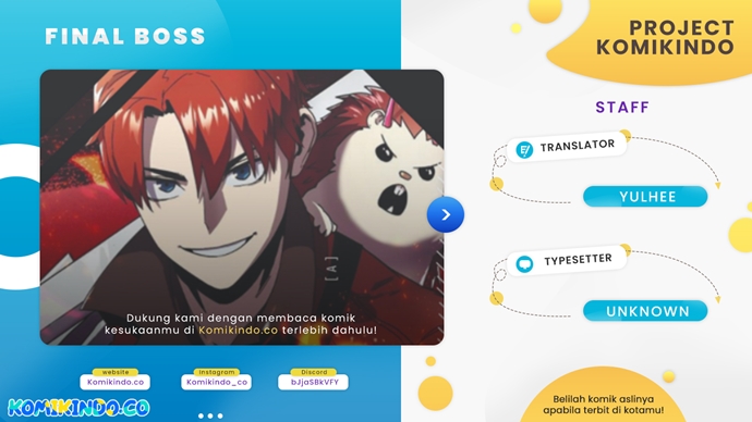 Halaman 1 dari Final Boss Chapter 8