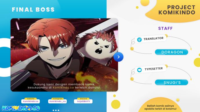 Halaman 1 dari Final Boss Chapter 9
