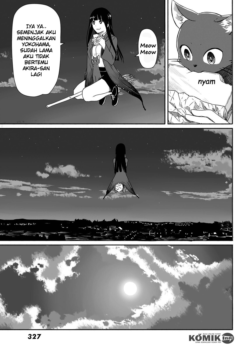Halaman 12 dari Flying Witch Chapter 22